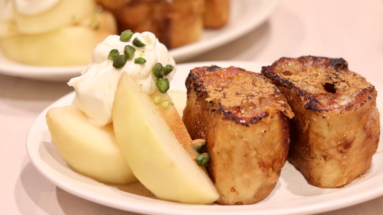 おうちカフェにぴったり 洋梨と紅茶のフレンチトースト のレシピ ゆうみん 気ままにおうちごはん